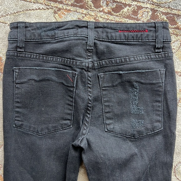 Alice + Olivia denim skinny, jeans, black size 25 - Picture 6 of 6